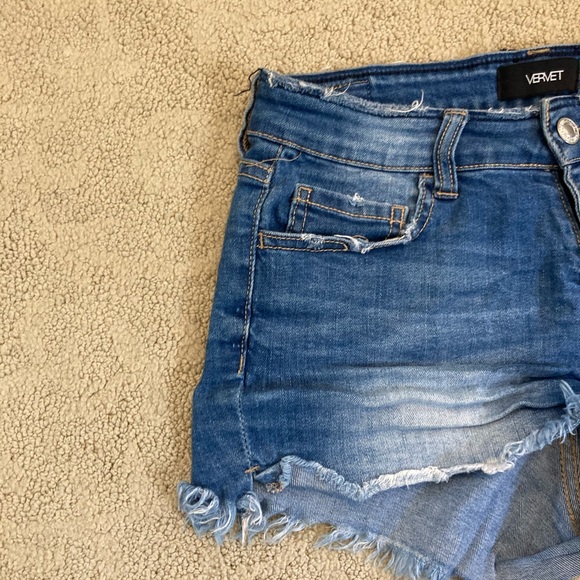 Veret Dark Wash Denim Shorts 26 - Picture 4 of 5